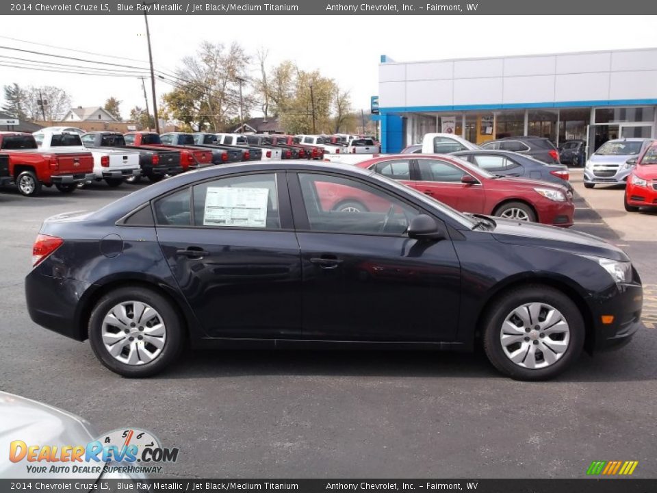 2014 Chevrolet Cruze LS Blue Ray Metallic / Jet Black/Medium Titanium Photo #2
