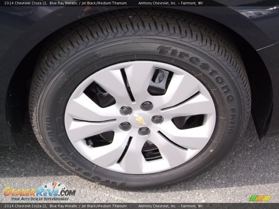2014 Chevrolet Cruze LS Blue Ray Metallic / Jet Black/Medium Titanium Photo #3