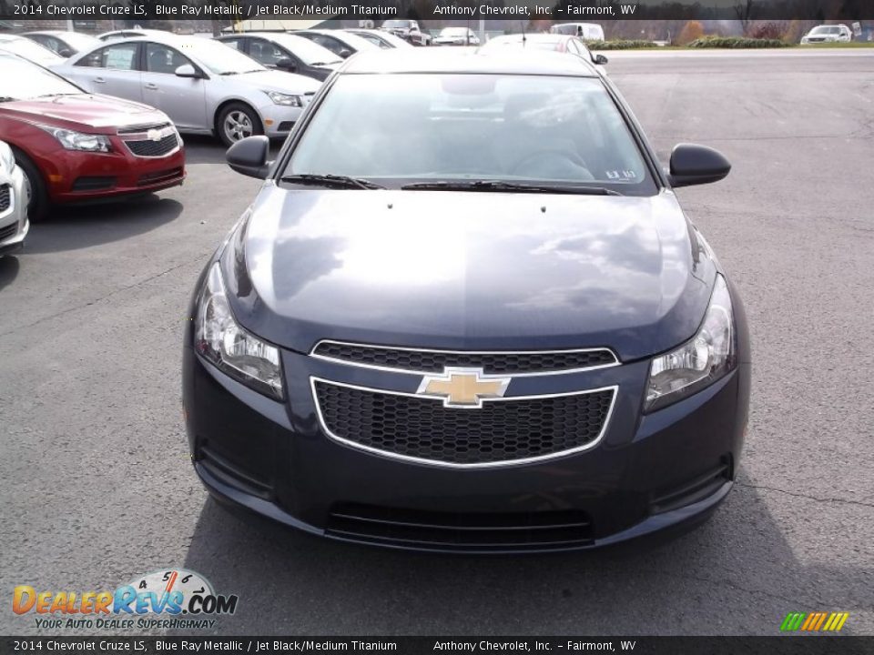 2014 Chevrolet Cruze LS Blue Ray Metallic / Jet Black/Medium Titanium Photo #4