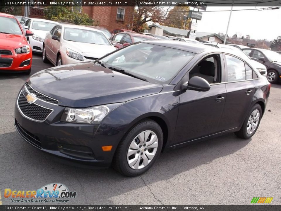 2014 Chevrolet Cruze LS Blue Ray Metallic / Jet Black/Medium Titanium Photo #5