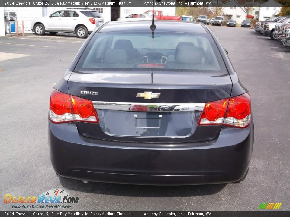 2014 Chevrolet Cruze LS Blue Ray Metallic / Jet Black/Medium Titanium Photo #7