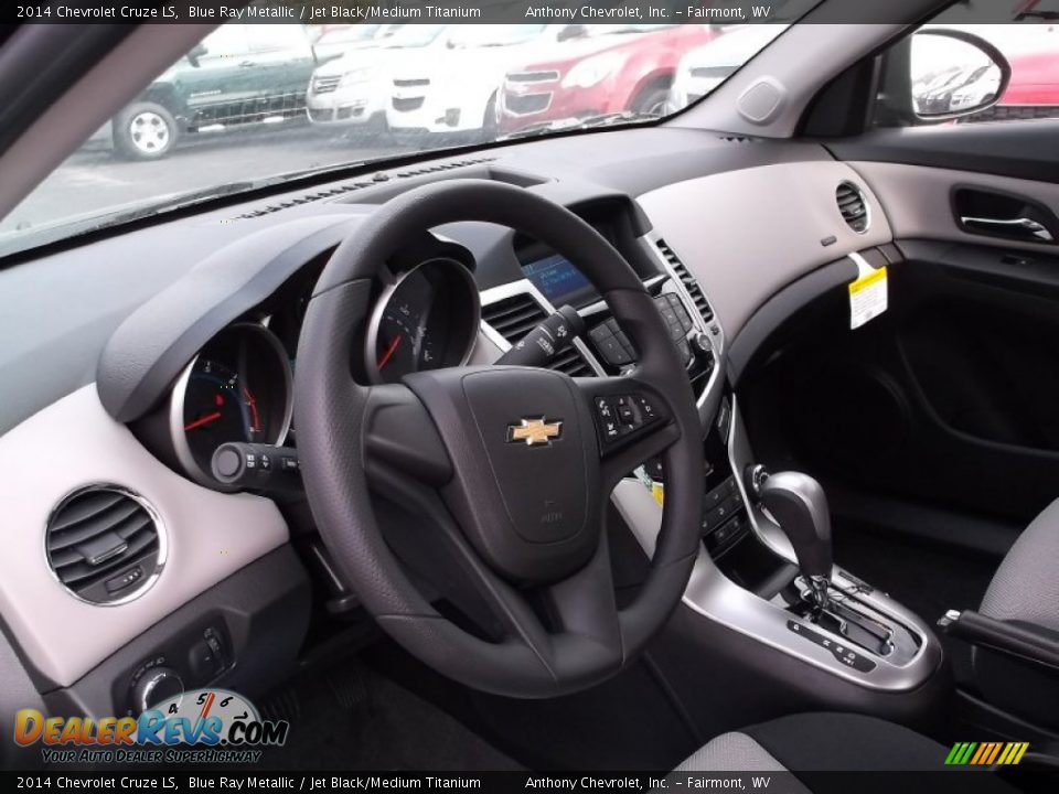 2014 Chevrolet Cruze LS Blue Ray Metallic / Jet Black/Medium Titanium Photo #8