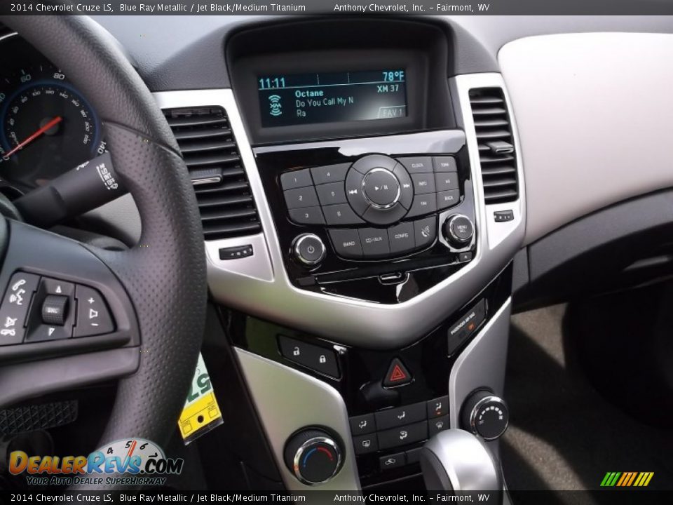 2014 Chevrolet Cruze LS Blue Ray Metallic / Jet Black/Medium Titanium Photo #13