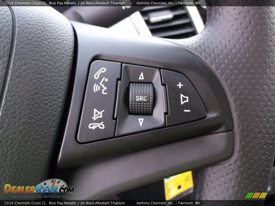 2014 Chevrolet Cruze LS Blue Ray Metallic / Jet Black/Medium Titanium Photo #15