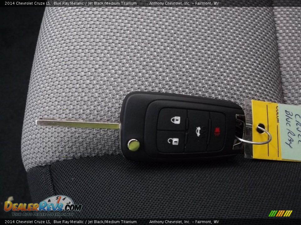 2014 Chevrolet Cruze LS Blue Ray Metallic / Jet Black/Medium Titanium Photo #19