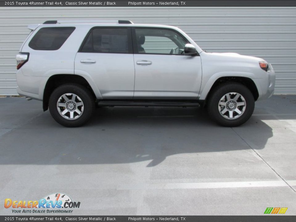 2015 Toyota 4Runner Trail 4x4 Classic Silver Metallic / Black Photo #3