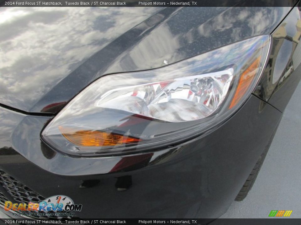 2014 Ford Focus ST Hatchback Tuxedo Black / ST Charcoal Black Photo #9