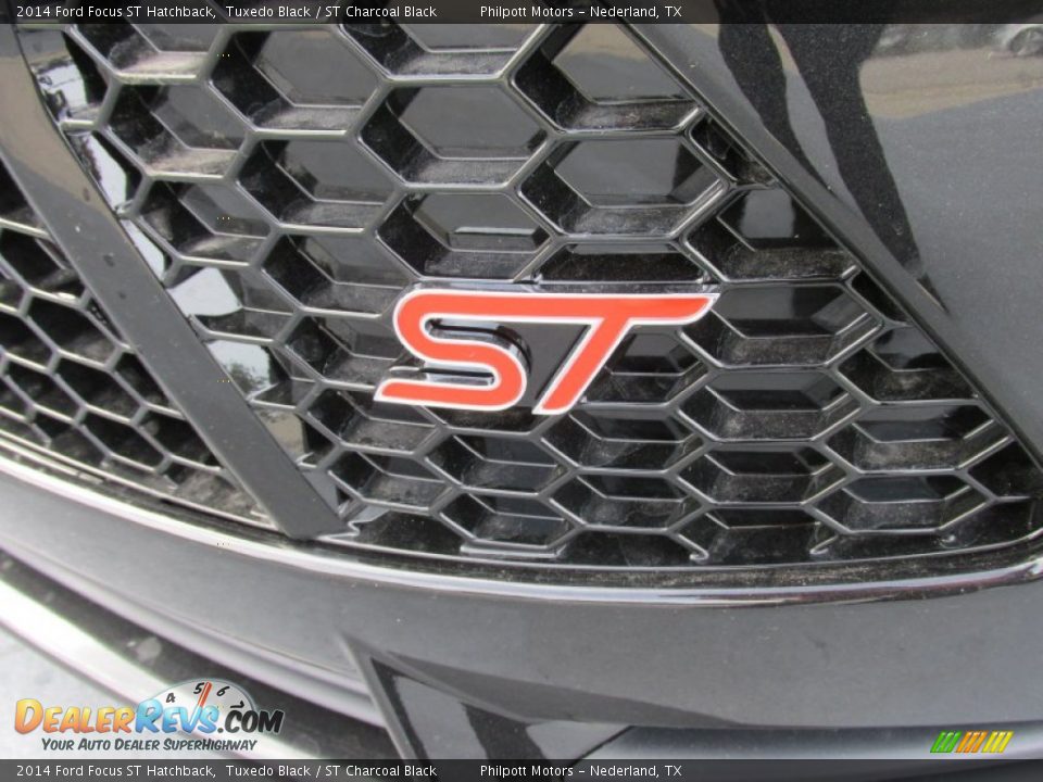 2014 Ford Focus ST Hatchback Tuxedo Black / ST Charcoal Black Photo #10