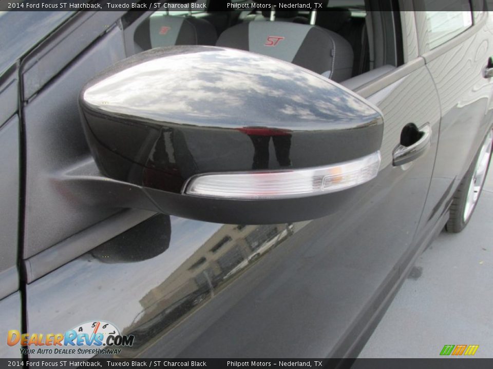 2014 Ford Focus ST Hatchback Tuxedo Black / ST Charcoal Black Photo #13