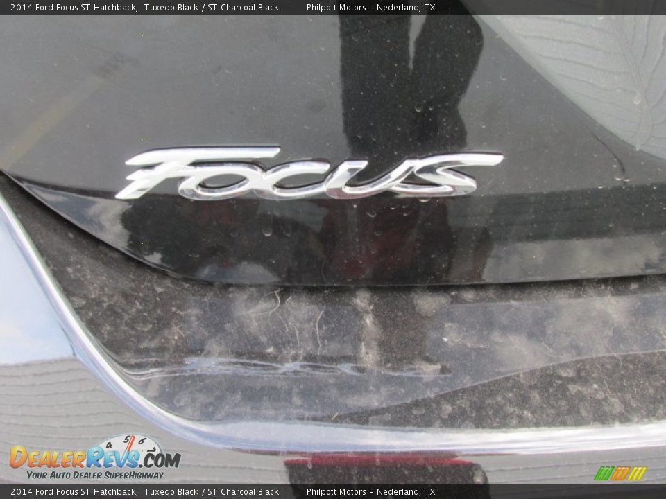 2014 Ford Focus ST Hatchback Tuxedo Black / ST Charcoal Black Photo #14