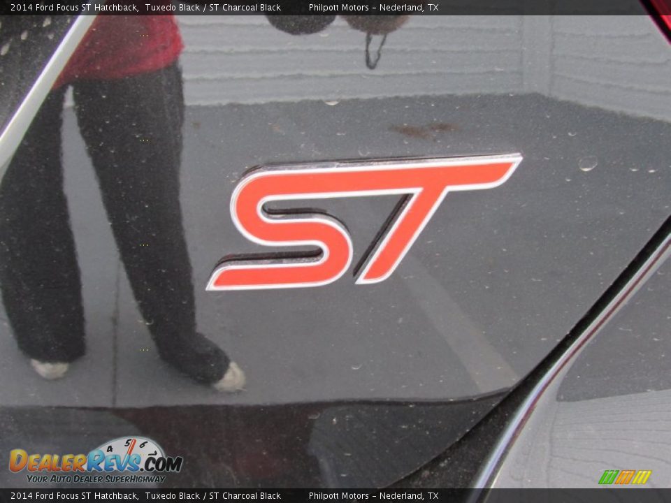 2014 Ford Focus ST Hatchback Tuxedo Black / ST Charcoal Black Photo #15