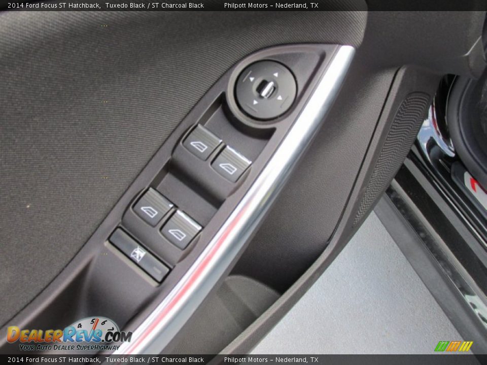 2014 Ford Focus ST Hatchback Tuxedo Black / ST Charcoal Black Photo #22