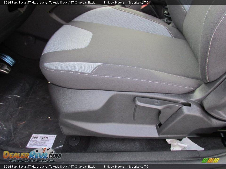 2014 Ford Focus ST Hatchback Tuxedo Black / ST Charcoal Black Photo #24