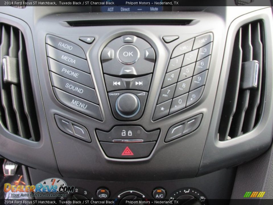 2014 Ford Focus ST Hatchback Tuxedo Black / ST Charcoal Black Photo #27