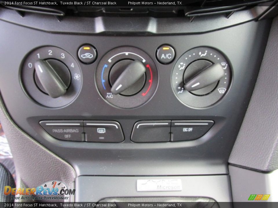 2014 Ford Focus ST Hatchback Tuxedo Black / ST Charcoal Black Photo #28