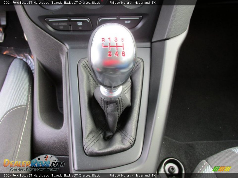 2014 Ford Focus ST Hatchback Tuxedo Black / ST Charcoal Black Photo #29