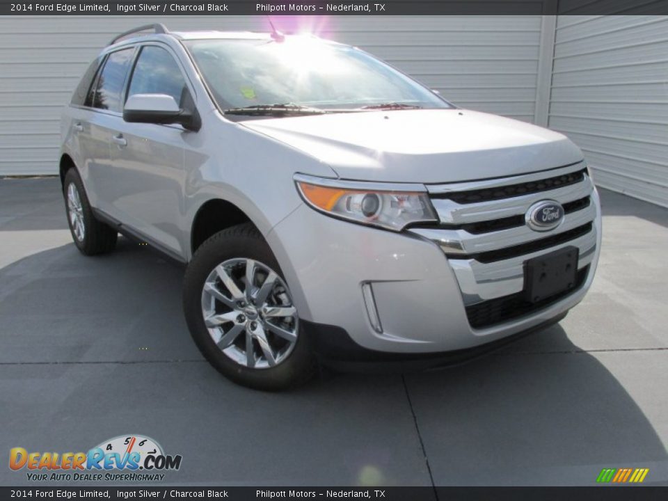 2014 Ford Edge Limited Ingot Silver / Charcoal Black Photo #2