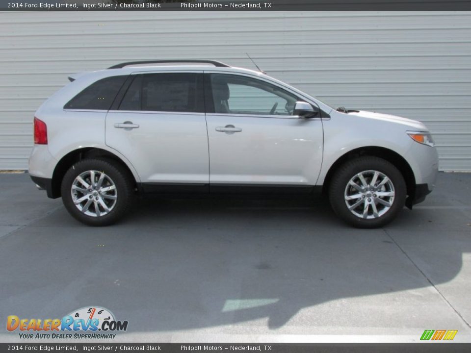2014 Ford Edge Limited Ingot Silver / Charcoal Black Photo #3