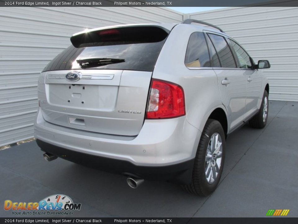2014 Ford Edge Limited Ingot Silver / Charcoal Black Photo #4