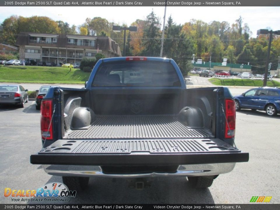 2005 Dodge Ram 2500 SLT Quad Cab 4x4 Atlantic Blue Pearl / Dark Slate Gray Photo #10