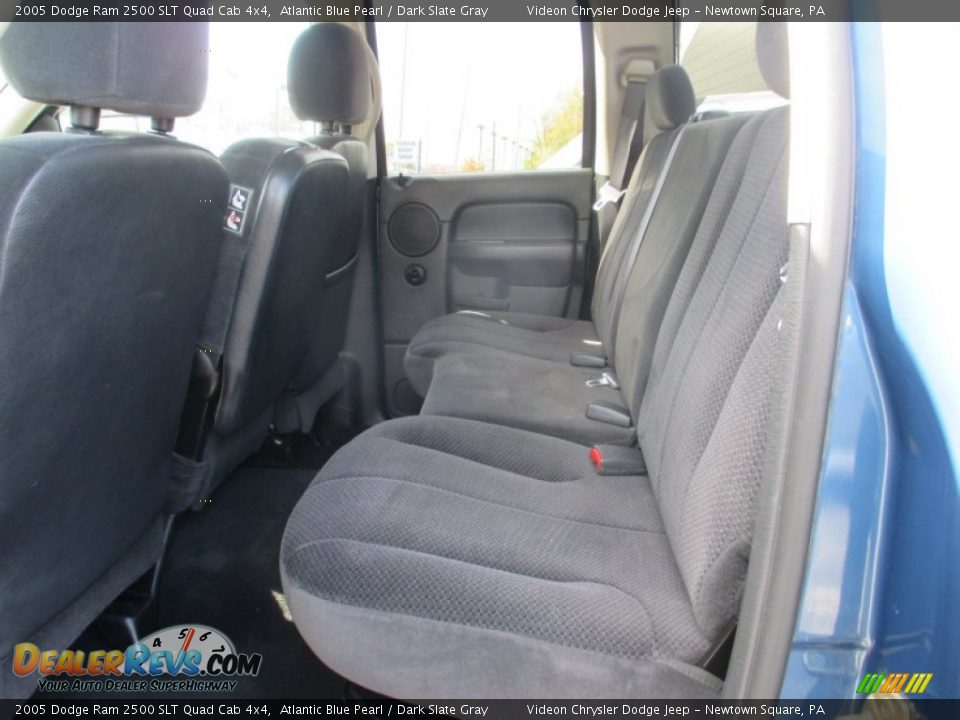 2005 Dodge Ram 2500 SLT Quad Cab 4x4 Atlantic Blue Pearl / Dark Slate Gray Photo #15