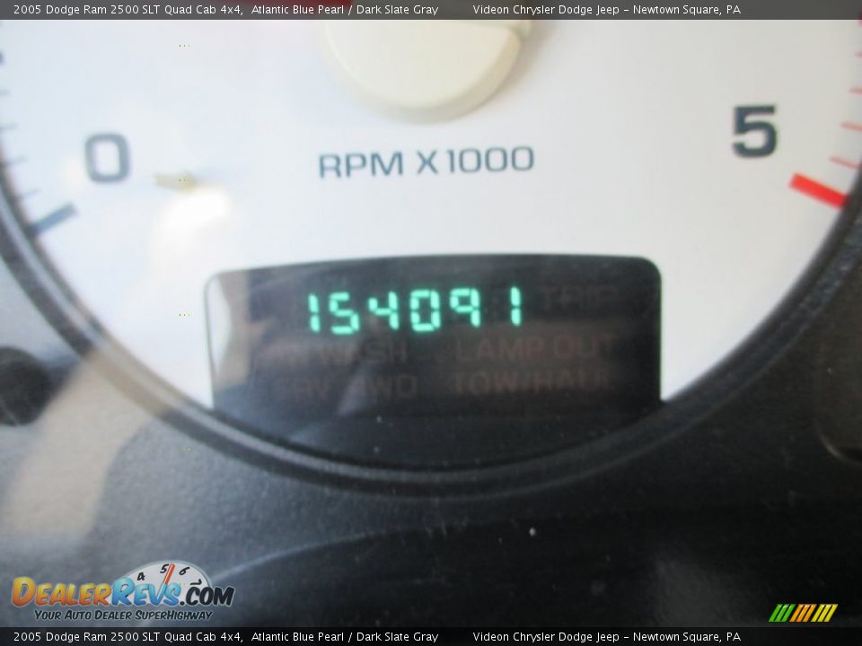 2005 Dodge Ram 2500 SLT Quad Cab 4x4 Atlantic Blue Pearl / Dark Slate Gray Photo #18