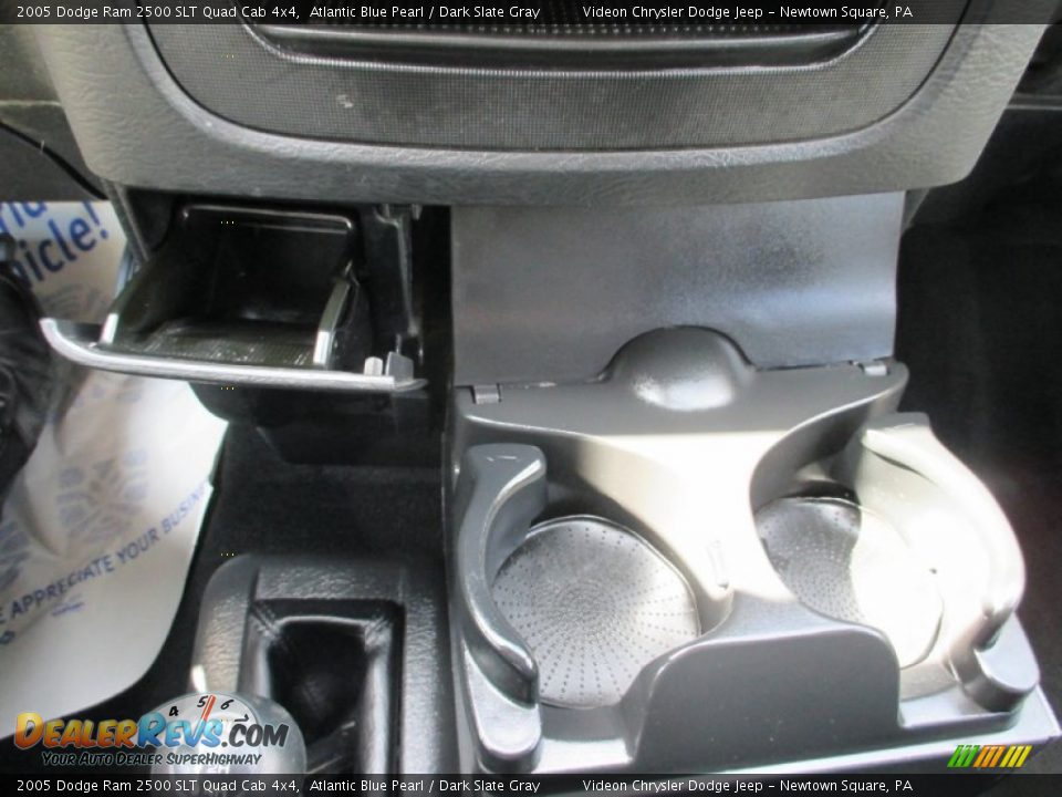 2005 Dodge Ram 2500 SLT Quad Cab 4x4 Atlantic Blue Pearl / Dark Slate Gray Photo #21