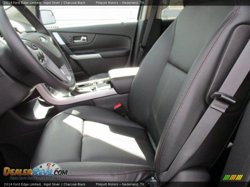 2014 Ford Edge Limited Ingot Silver / Charcoal Black Photo #26