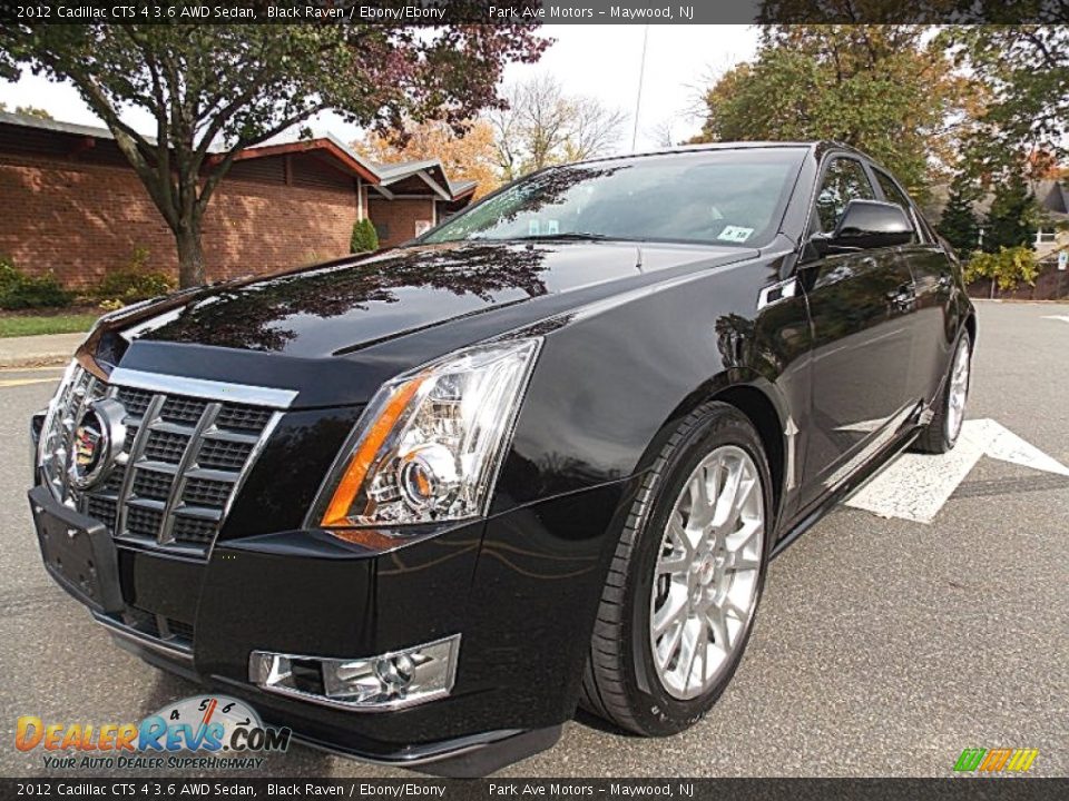 2012 Cadillac CTS 4 3.6 AWD Sedan Black Raven / Ebony/Ebony Photo #1