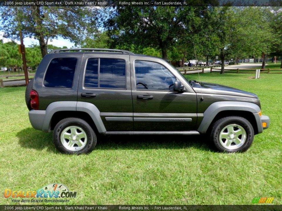 Dark Khaki Pearl 2006 Jeep Liberty CRD Sport 4x4 Photo #3