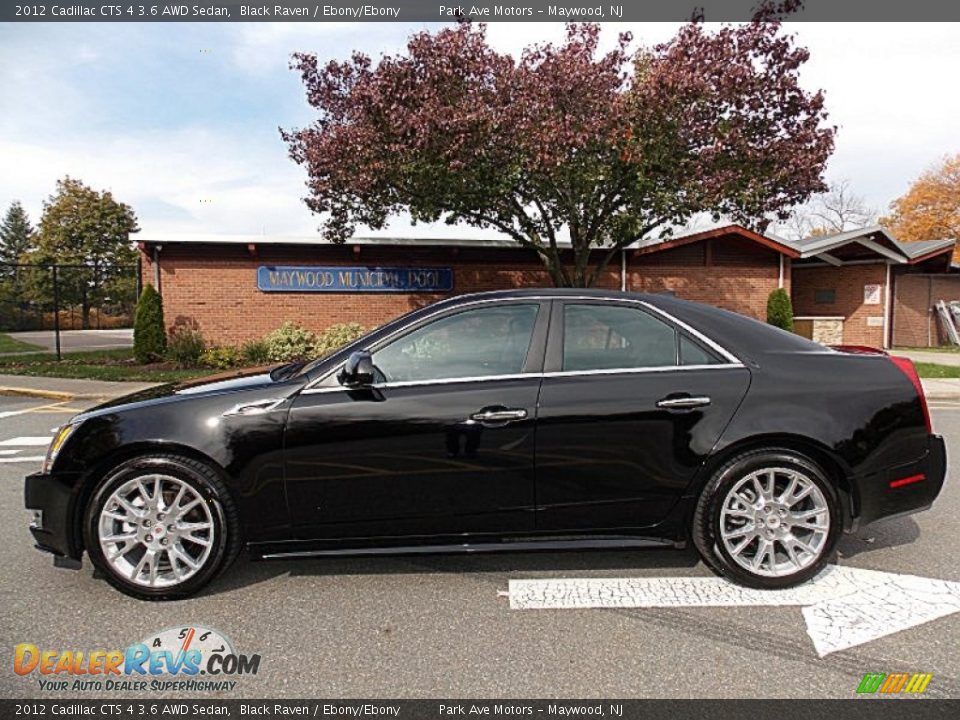 2012 Cadillac CTS 4 3.6 AWD Sedan Black Raven / Ebony/Ebony Photo #2