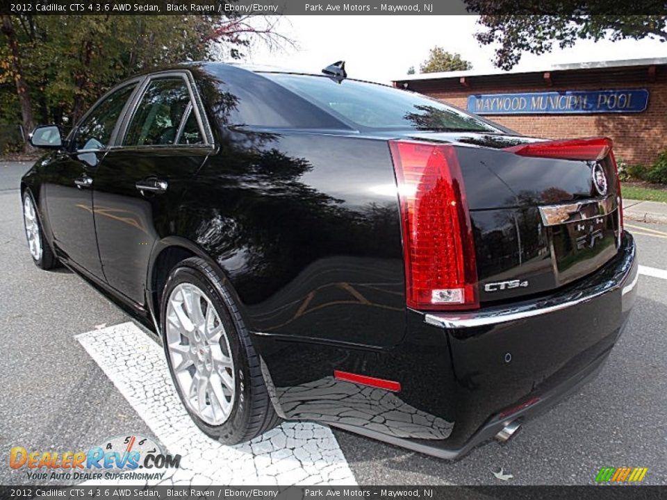 2012 Cadillac CTS 4 3.6 AWD Sedan Black Raven / Ebony/Ebony Photo #3