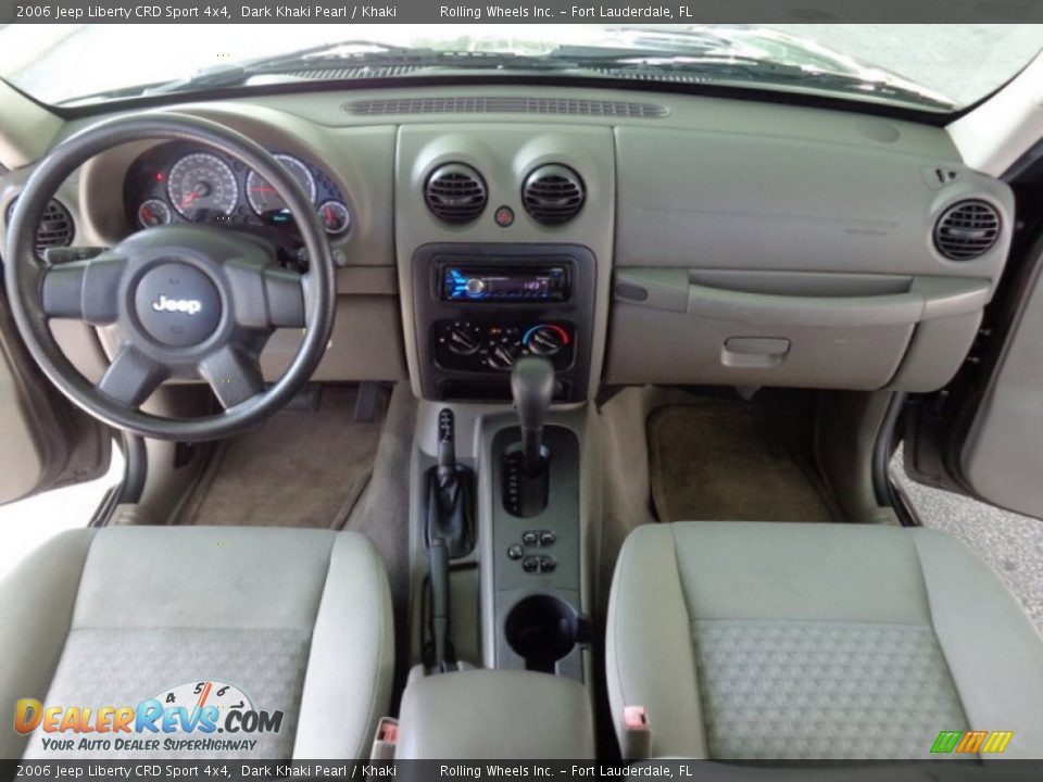 Dashboard of 2006 Jeep Liberty CRD Sport 4x4 Photo #6