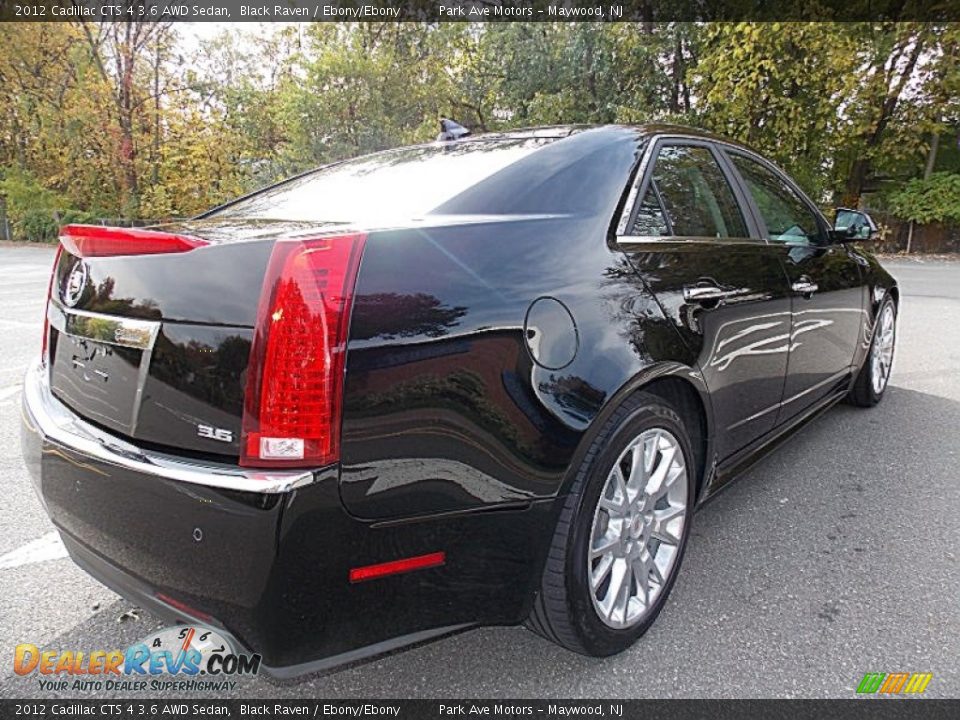 2012 Cadillac CTS 4 3.6 AWD Sedan Black Raven / Ebony/Ebony Photo #5