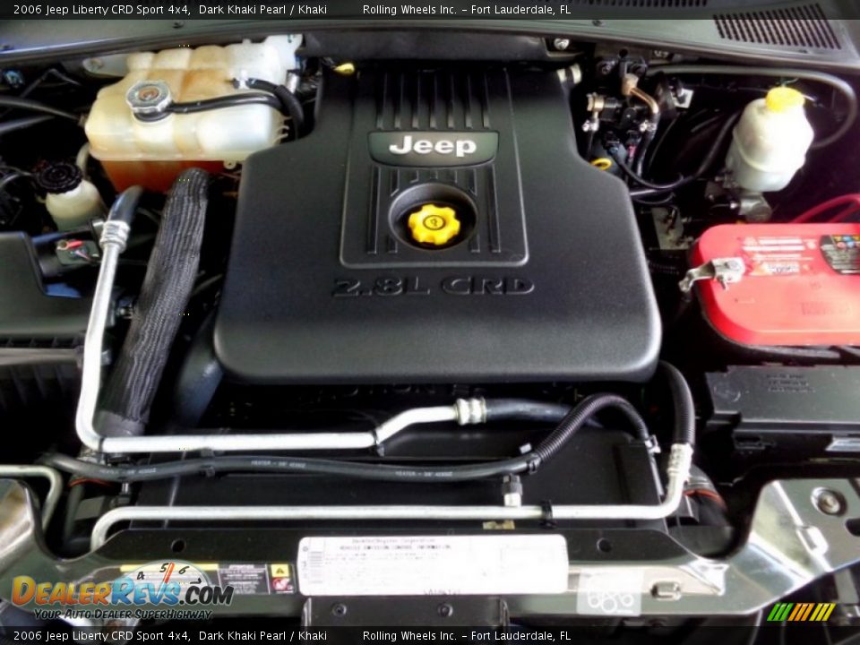 2006 Jeep Liberty CRD Sport 4x4 2.8 Liter DOHC 16V Turbo-Diesel 4 Cylinder Engine Photo #14