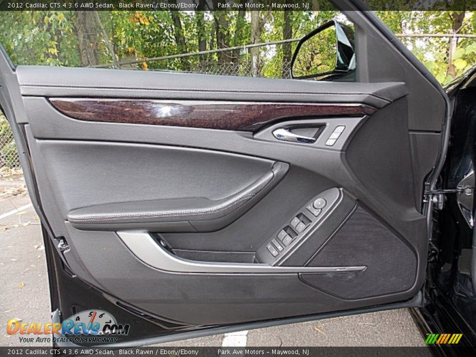 2012 Cadillac CTS 4 3.6 AWD Sedan Black Raven / Ebony/Ebony Photo #10