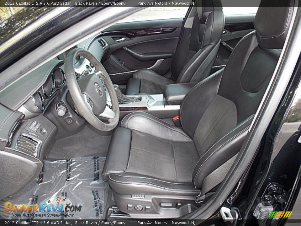 2012 Cadillac CTS 4 3.6 AWD Sedan Black Raven / Ebony/Ebony Photo #12
