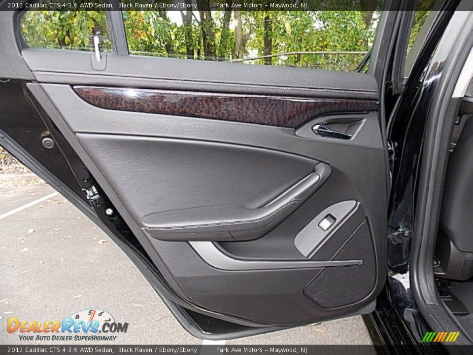 2012 Cadillac CTS 4 3.6 AWD Sedan Black Raven / Ebony/Ebony Photo #16