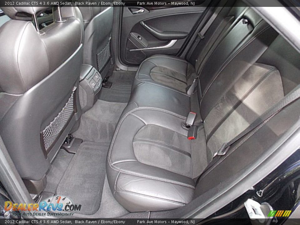 2012 Cadillac CTS 4 3.6 AWD Sedan Black Raven / Ebony/Ebony Photo #18