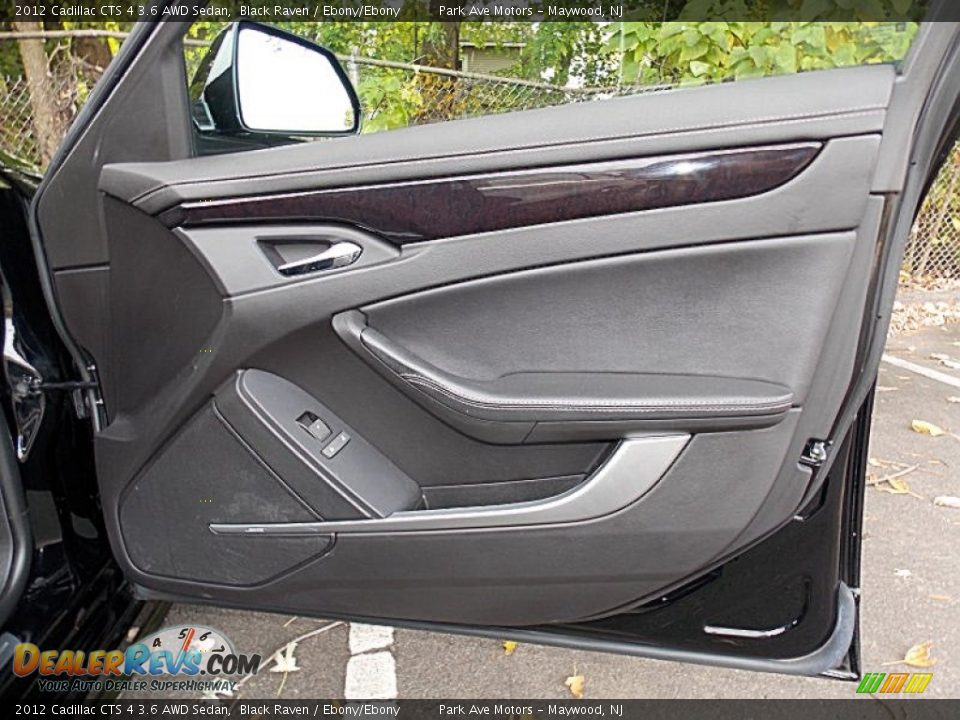 2012 Cadillac CTS 4 3.6 AWD Sedan Black Raven / Ebony/Ebony Photo #19