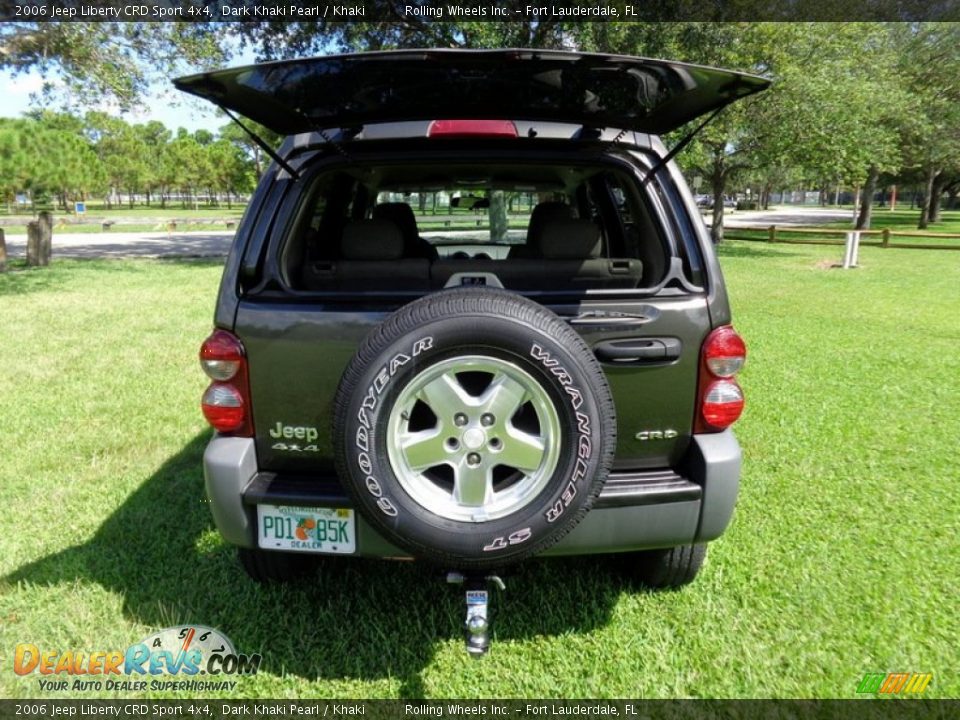 2006 Jeep Liberty CRD Sport 4x4 Dark Khaki Pearl / Khaki Photo #29