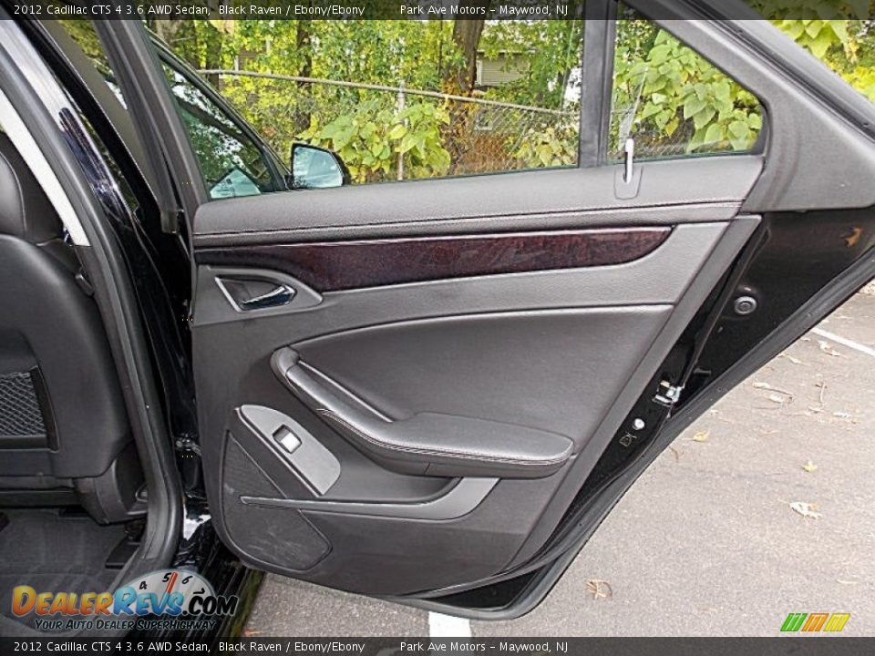 2012 Cadillac CTS 4 3.6 AWD Sedan Black Raven / Ebony/Ebony Photo #22