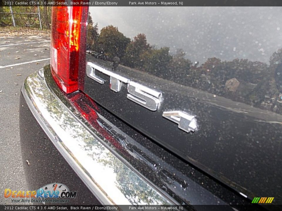 2012 Cadillac CTS 4 3.6 AWD Sedan Black Raven / Ebony/Ebony Photo #26