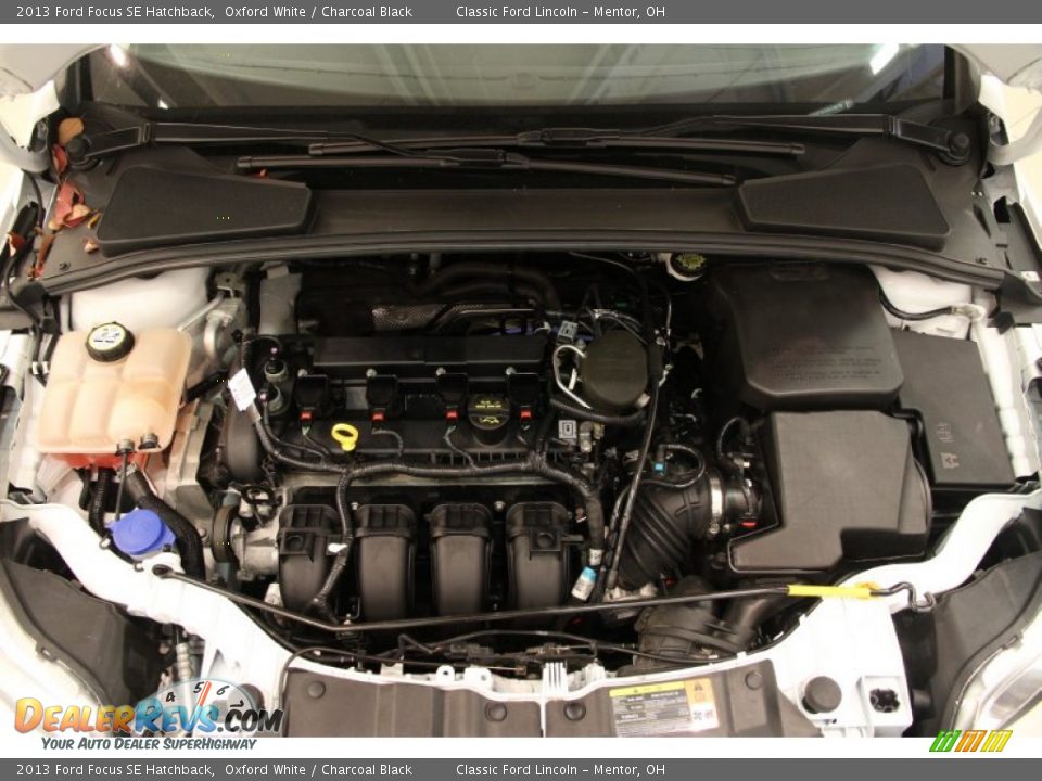 2013 Ford Focus SE Hatchback Oxford White / Charcoal Black Photo #13