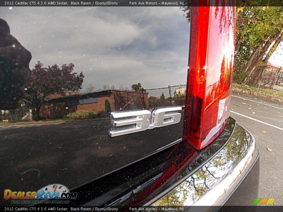 2012 Cadillac CTS 4 3.6 AWD Sedan Black Raven / Ebony/Ebony Photo #27