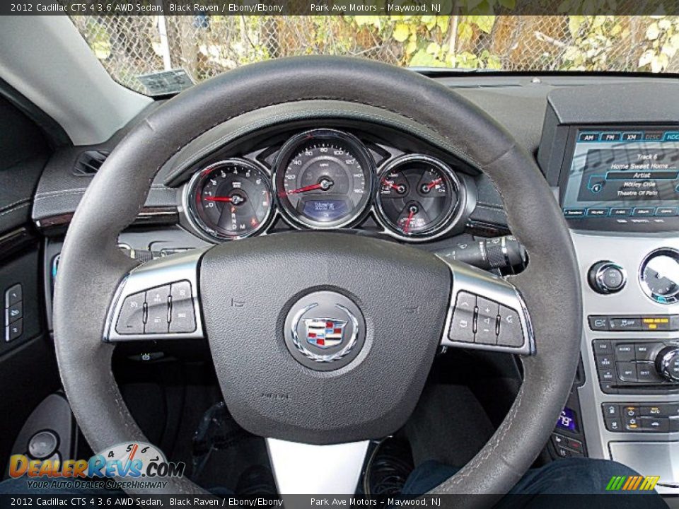 2012 Cadillac CTS 4 3.6 AWD Sedan Black Raven / Ebony/Ebony Photo #29