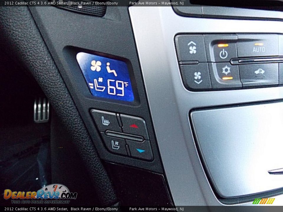 2012 Cadillac CTS 4 3.6 AWD Sedan Black Raven / Ebony/Ebony Photo #34