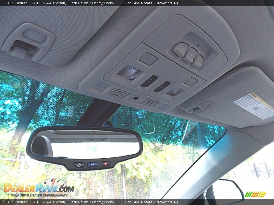 2012 Cadillac CTS 4 3.6 AWD Sedan Black Raven / Ebony/Ebony Photo #36