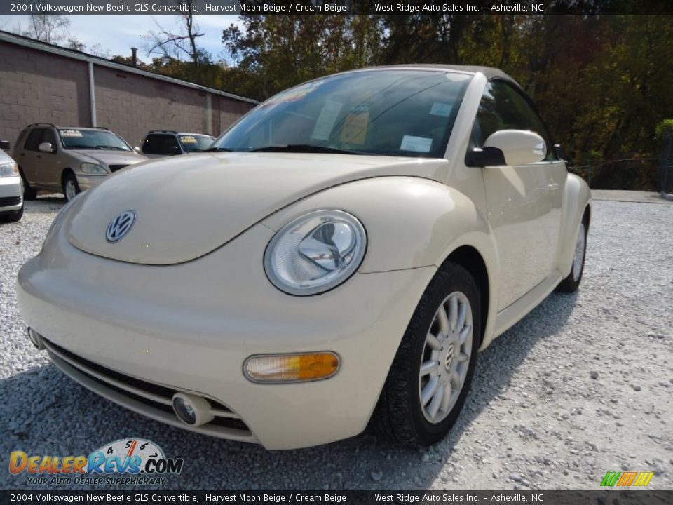 2004 Volkswagen New Beetle GLS Convertible Harvest Moon Beige / Cream Beige Photo #4