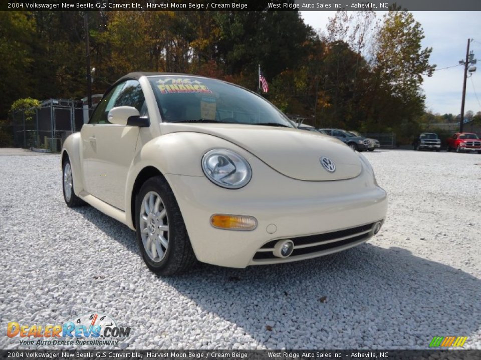 2004 Volkswagen New Beetle GLS Convertible Harvest Moon Beige / Cream Beige Photo #10